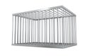 Empty metal cage Royalty Free Stock Photo