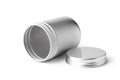 Empty metal can container Royalty Free Stock Photo