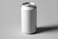 Empty metal can mockup. AI generated Royalty Free Stock Photo