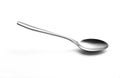 Empty metal spoon.