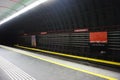 Empty metro station.