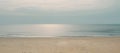 empty minimalistic sea beach summer landscape aerial generative ai