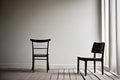 empty modern chair with black backgroundempty modern chair with black backgroundempty modern chair Royalty Free Stock Photo