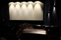 Empty modern cinema