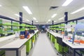 Empty modern medical research laboratory Royalty Free Stock Photo