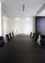 Empty Modern meeting room Royalty Free Stock Photo