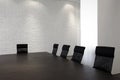 Empty Modern meeting room Royalty Free Stock Photo