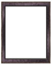 Empty modern photo frame