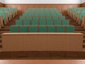 Empty modern style of lecturing of the University Royalty Free Stock Photo