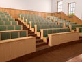 Empty modern style of lecturing of the University Royalty Free Stock Photo