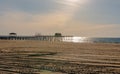 Empty Early Morning Beach in Belmar NJ