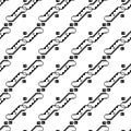 Empty move up escalator pattern seamless vector