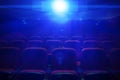 Empty movie theater Royalty Free Stock Photo