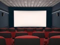 Empty movie theater Royalty Free Stock Photo