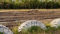 Empty Muddy Bike Racing Track Royalty Free Stock Photo