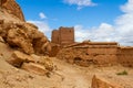 The mud fortress Kasbah Aid Ben Haddou. Morocco, North Africa Royalty Free Stock Photo