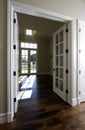 Empty new modern home doorway Royalty Free Stock Photo