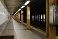 Empty New York City Subway Station Royalty Free Stock Photo