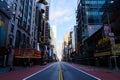 Empty New York streets during pandemic