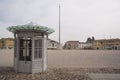 Empty newsstand