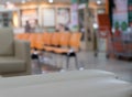 Hospital interior : Empty nurses station in a hospital, blurred background Royalty Free Stock Photo