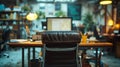 empty office chair workspace layoffs or downsizing