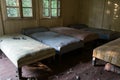 Empty old beds Royalty Free Stock Photo