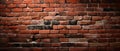 Empty old brick wall background texture for design With Copy Space Royalty Free Stock Photo