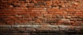 Empty old brick wall background texture for design With Copy Space Royalty Free Stock Photo