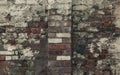 Empty Old Brick Wall Texture. Background of the old bricks wall Royalty Free Stock Photo