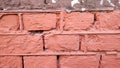 Empty Old Brick Wall Texture. Painted Distressed Royalty Free Stock Photo
