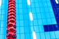 Empty Olympic swimming pool Royalty Free Stock Photo