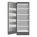 Empty open fridge icon, cartoon style Royalty Free Stock Photo