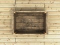 Empty open old wooden Royalty Free Stock Photo