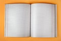 Opened Notepad closeup Royalty Free Stock Photo