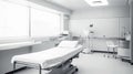 Empty operating room in the hospital. hospital, post-operative room in a medical institution or clinic. Royalty Free Stock Photo