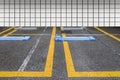 Empty outdoor space of Paid automatic parking Royalty Free Stock Photo