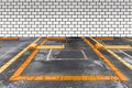 Empty outdoor space of Paid automatic parking Royalty Free Stock Photo