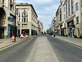 Empty Oxford Street London 2020 during lockdown