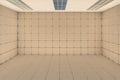 Empty padded cell, rubber room. 3D rendering Royalty Free Stock Photo