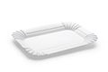 Empty paper plate Royalty Free Stock Photo