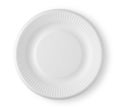 empty paper plate Royalty Free Stock Photo