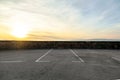 Empty parking area Royalty Free Stock Photo