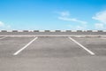 Empty parking area Royalty Free Stock Photo