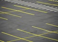 Empty Parking Lot Royalty Free Stock Photo