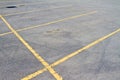 Empty parking lot Royalty Free Stock Photo