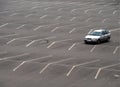 Empty parking lot