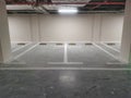 Empty Parking lot Building basement underground