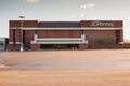 Empty parking lot infront of a JCPenny store in NJ Royalty Free Stock Photo