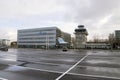 Empty Parking Lot At The Stationsplein Street Schiphol The Netherlands 2019